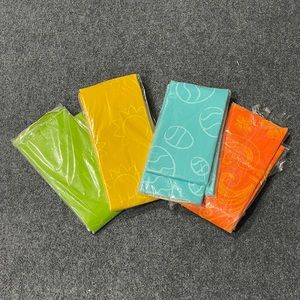 Bundle Fiesta Party Plastic Tablecloths 48"x 288"